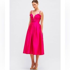 PatBO Bloom Midi Dress